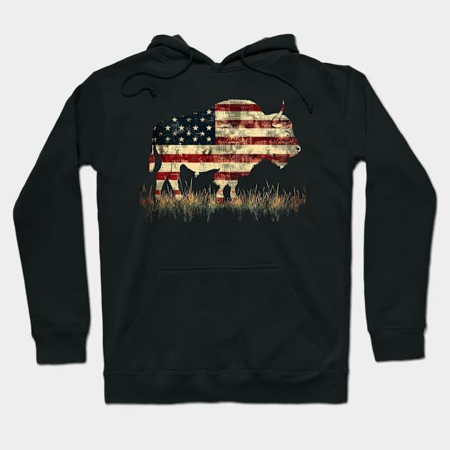 Buffalo Intelligence Quotient Hoodie by Silly Picture